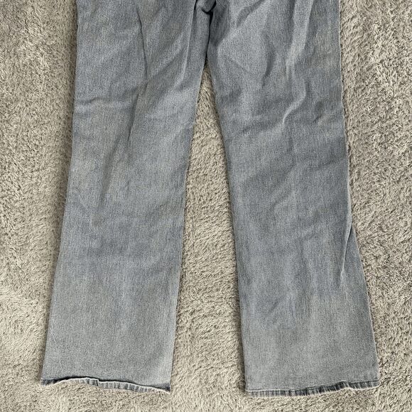 1822 Denim Women Retro 70s Super Flared Jeans Slit Hem Bell Bottom High Rise Y2K - Picture 14 of 16